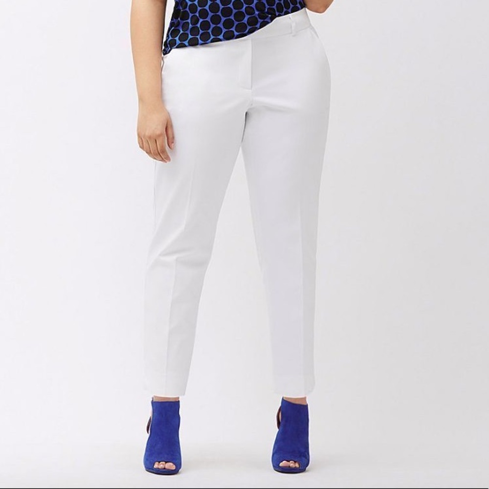 White Ankle Pants